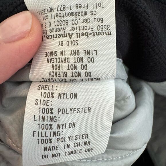 Mont-Bell Grey Superior Down Trail Skirt with 800 Fill Power EX Down | Medium - Picture 5 of 7